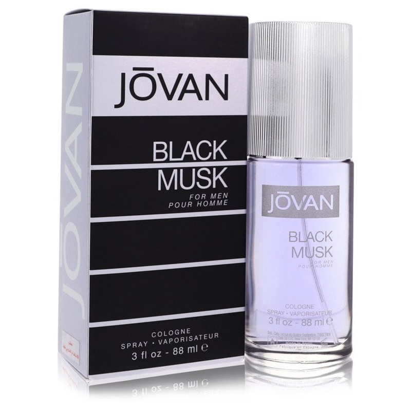 Jovan Black Musk By Jovan Cologne 3.0 Oz Edt Spray For Men – Box