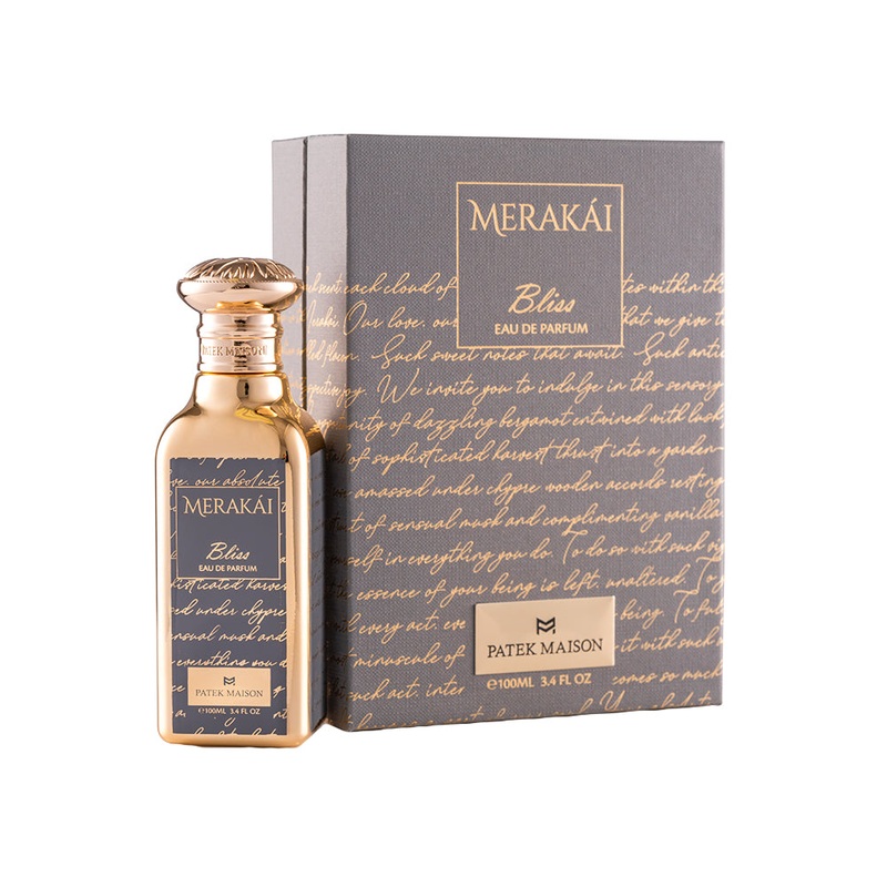 Merakai Bliss By Patek Maison Cologne 3.4 Oz Edp Spray For Men – Box