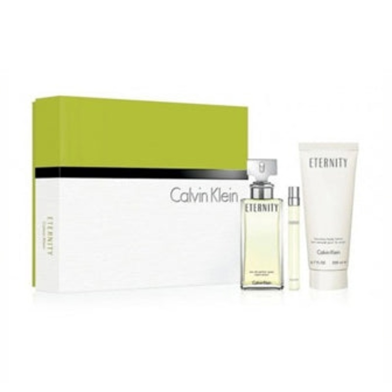 Eternity Women 3 Piece Gift Set 3 Piece Gift Set With 3.4 Oz EDT Spray