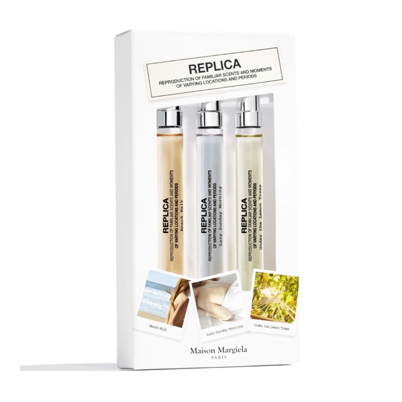 Maison Margiela Replica Miniature Gift Set (3 X 10ML EDT Spray) – Beach Walk + Lazy Sunday Morning + Under The Lemon Trees (Women)