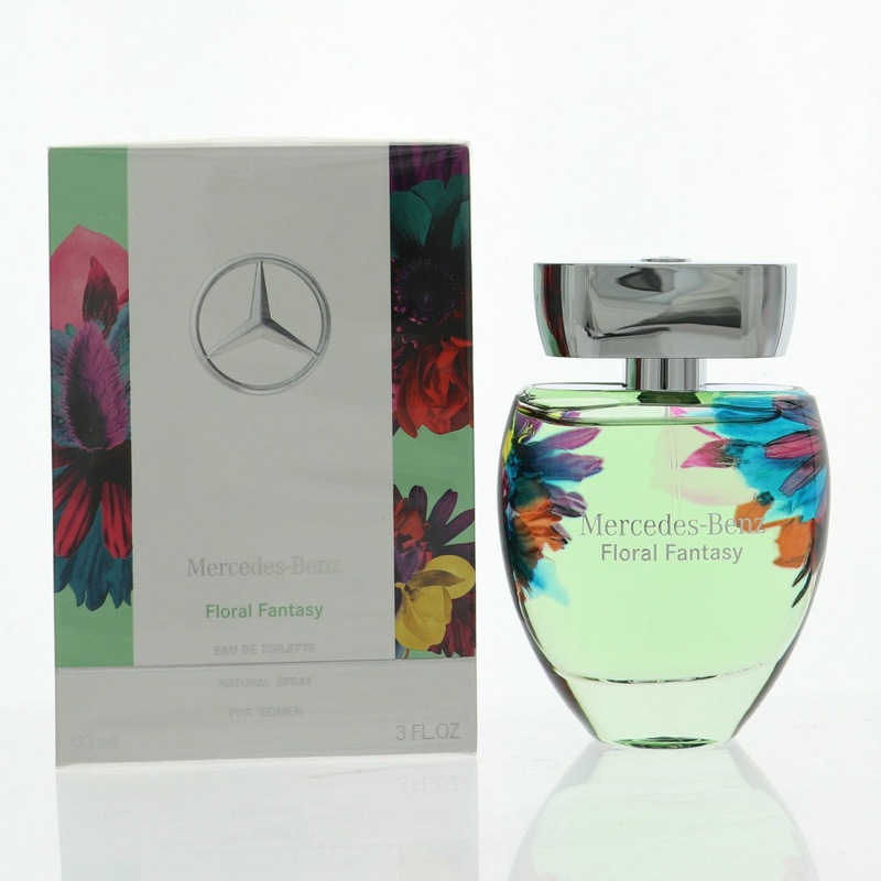 Mercedes Benz Floral Fantasy By Mercedes Benz Perfume 3.0 Oz Edt Spray For Women – Box