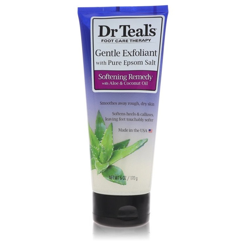 Dr Teal’s Gentle Exfoliant With Pure Epson Salt by Dr Teal’s Gentle Exfoliant with Pure Epsom Salt Softening Remedy with Aloe & Coconut Oil (Unisex) 6 oz for Women – Premium Designer Fragrance