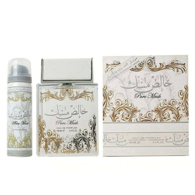 Pure Khalis Musk 2 Pcs Gift Set by Lattafa (Unisex)