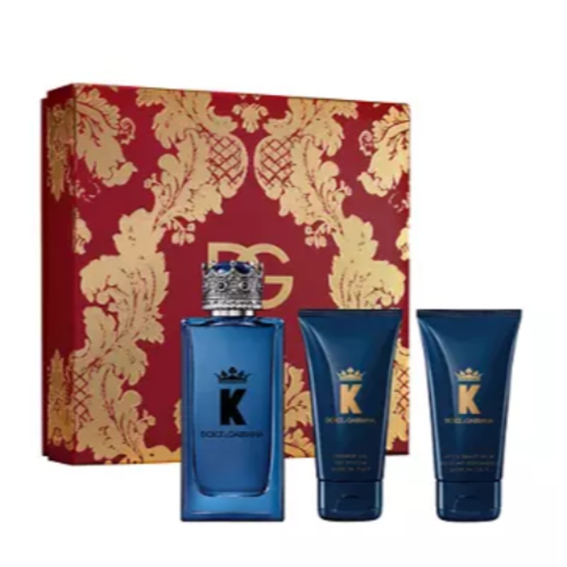 K By Dolce & Gabbana Eau De Parfum 3 Piece Gift Set 3 Piece Gift Set With 3.4 Oz EDP