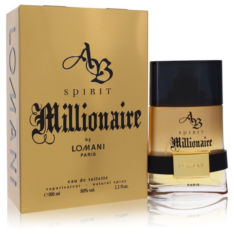 Spirit Millionaire by Lomani Eau De Toilette Spray 3.3 oz for Men – Premium Designer Fragrance