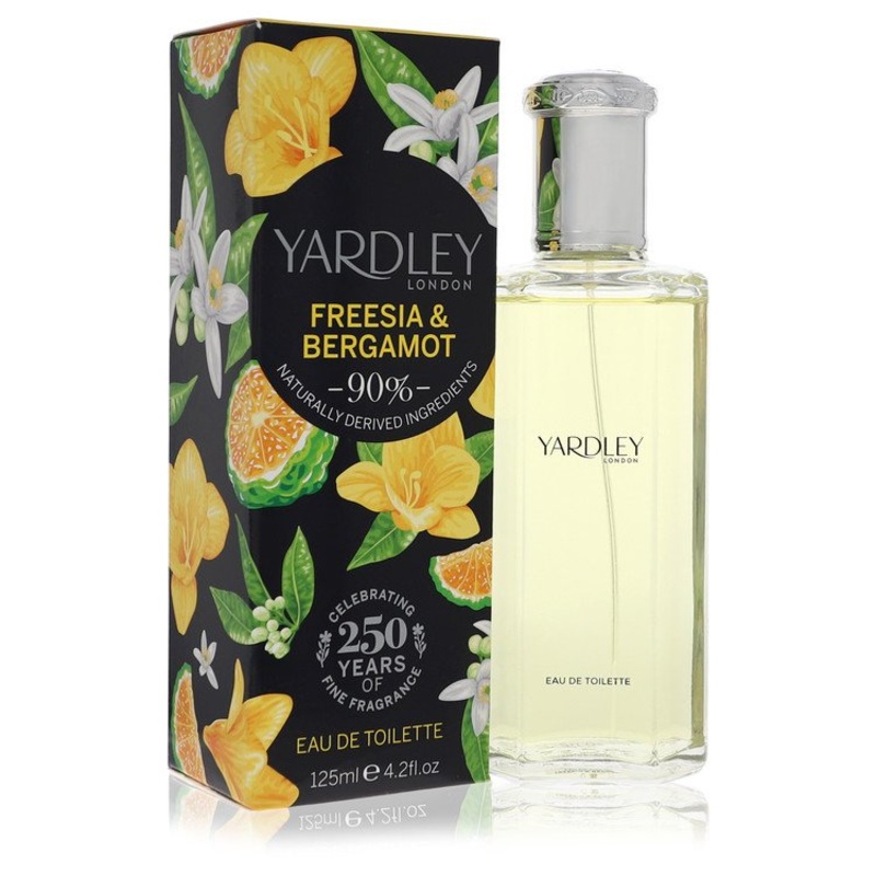 Yardley Freesia & Bergamot by Yardley London For Women Eau De Toilette Spray 4.2 oz
