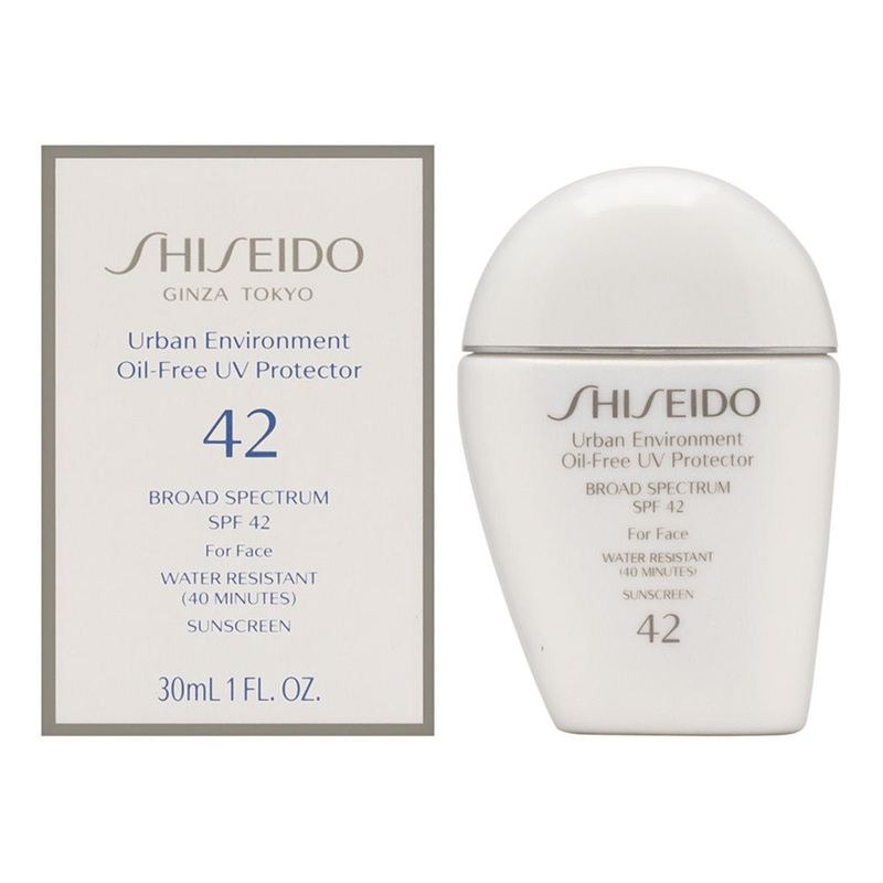 Shiseido Urban Environment Oil-Free UV Protector SPF 42 for Face Water Resistant Sunscreen 30ml/1oz