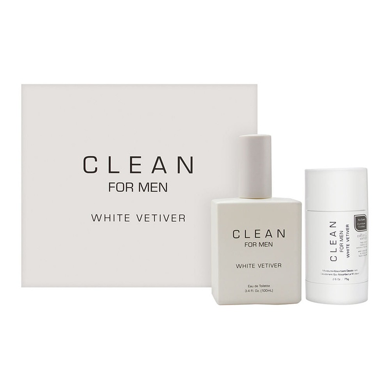 Clean for Men White Vetiver 3.4 oz Eau de Toilette Spray