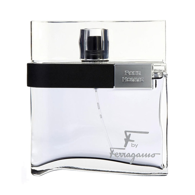 Ferragamo F by Ferragamo Black Eau de Toilette for Men – Box Item 5ml Atomizer Black