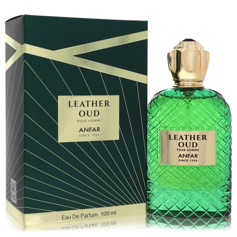 Cologne Anfar Leather Oud 3.4 Oz  EDP Spray for Men