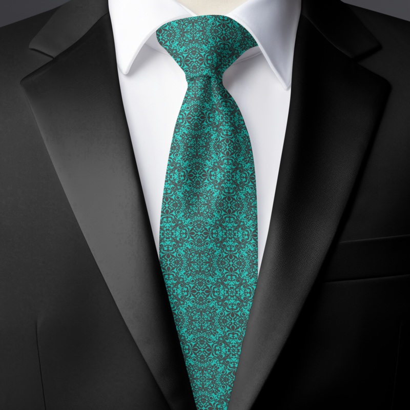 Chokore Light Blue & Black  Silk Tie – Indian At Heart range