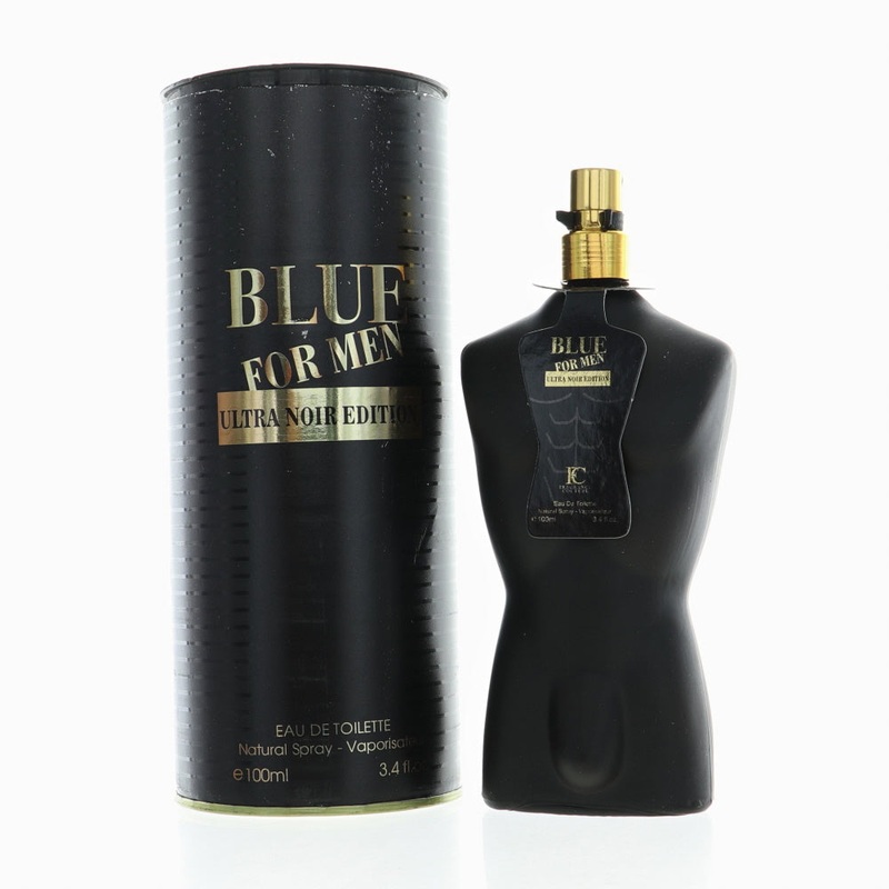 Blue Ultra Noir Edition By Fragrance Couture Cologne 3.4 Ozedt Spray For Men – Box