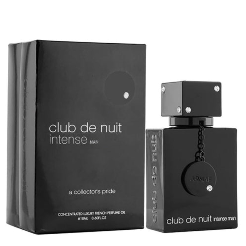 Club De Nuit Intense for Men Perfume Oil Eau de Parfum 0.60 oz / 18 ml
