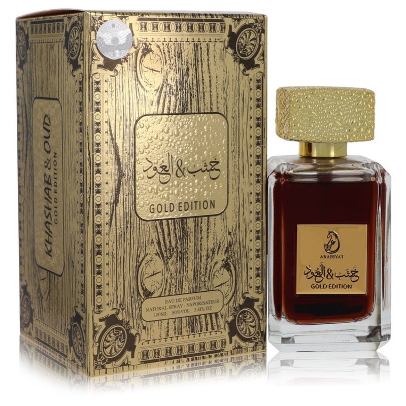 Arabiyat Khashab & Oud Gold Edition by My Perfumes For Men Eau De Parfum Spray (Unisex) 3.4 oz