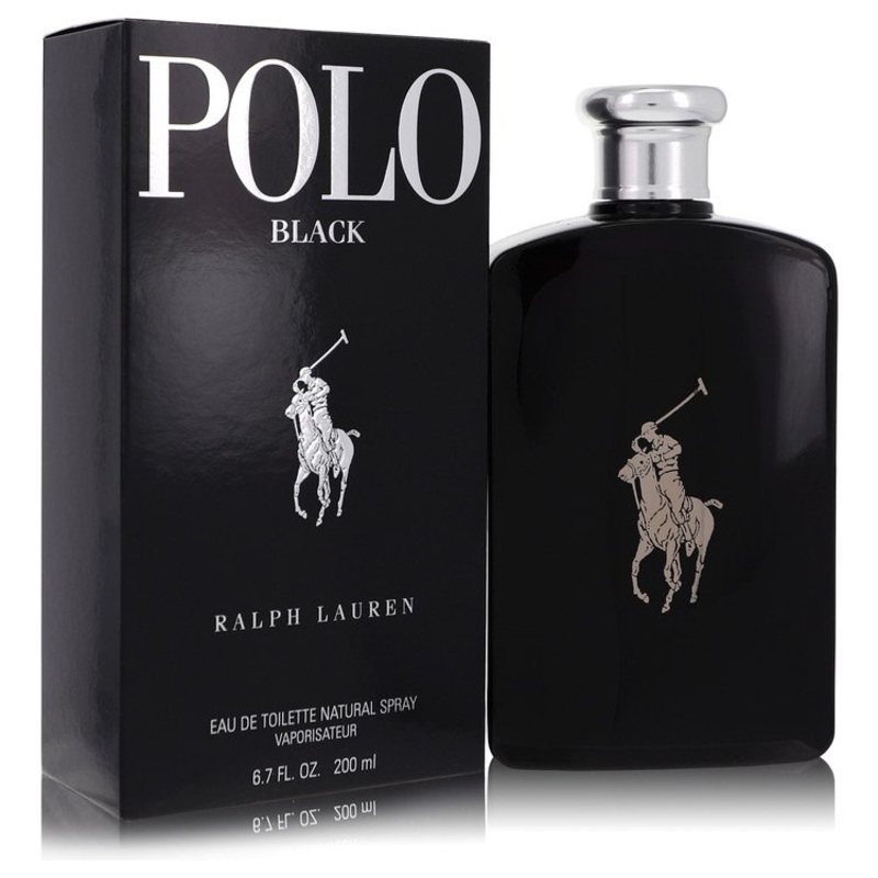 Rl Polo Black 6.7  Eau De Toilette Spray 6.7 Oz By Ralph Lauren For Men