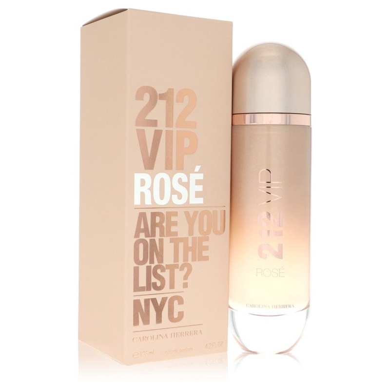 212 VIP Rose by Carolina Herrera For Women Eau De Parfum Spray 4.2 oz