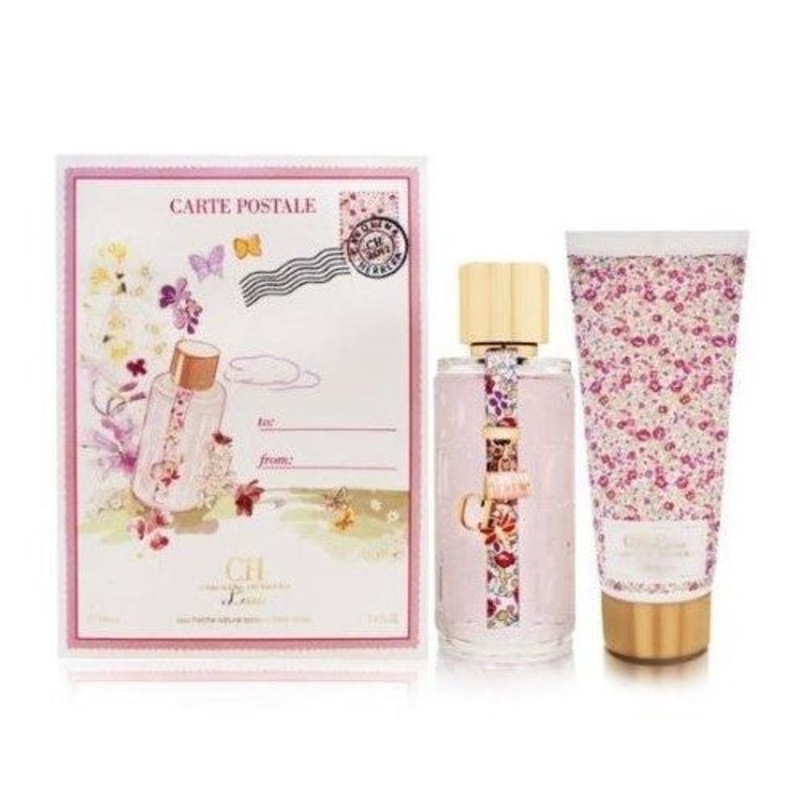 CH L’Eau Gift Set by Carolina Herrera 2 Piece Gift Set: 1.7 Oz Eau De Toilette Spray + 3.4 Oz Body Lotion. Gift Set For Women