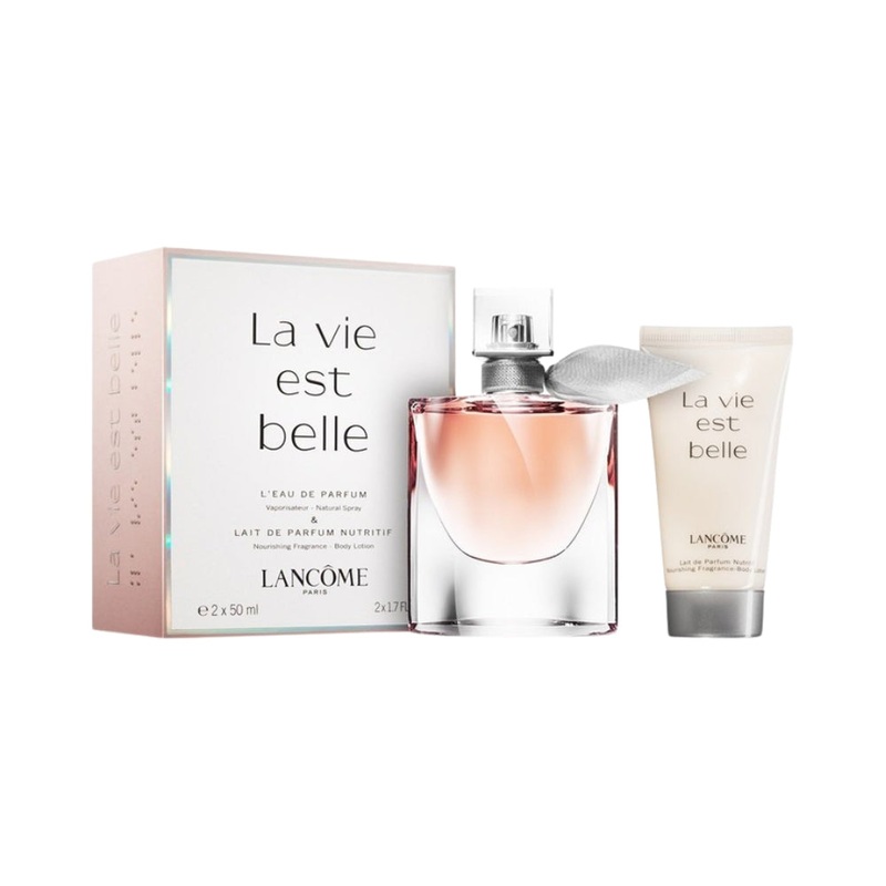 Lancome La Vie Est Belle Gift Set 2 Pc Gift Set: 1.7 oz / 50 ml Spray + Body Lotion 1.7 oz / 50 ml