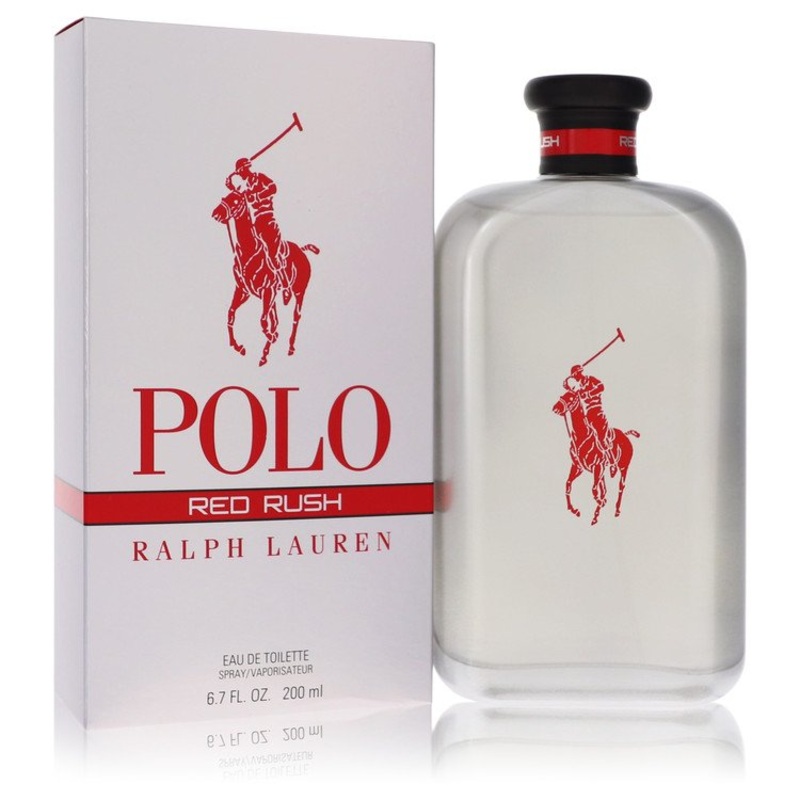 Polo Red Rush by Ralph Lauren Eau De Toilette Spray 6.7 oz for Men – Premium Designer Fragrance