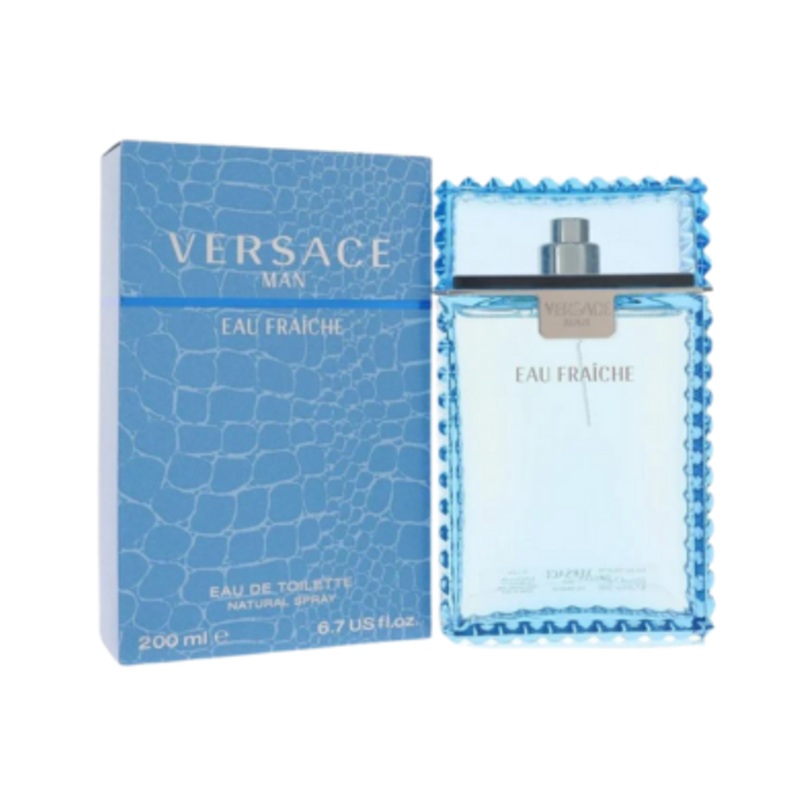 Versace Man by Versace For Men Eau Fraiche Eau De Toilette Spray (Blue) 1.7 oz
