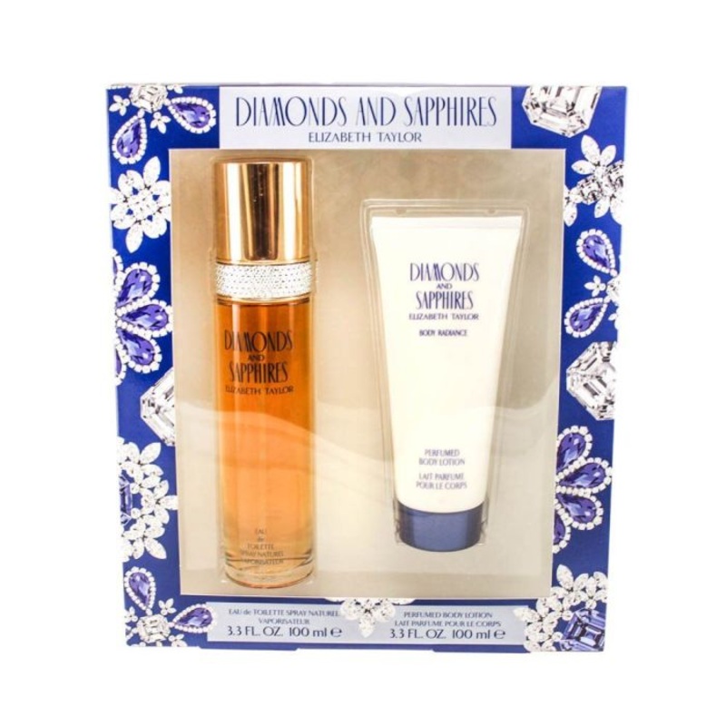 Diamonds & Sapphires 2 Piece Set by Elizabeth Taylor for Women