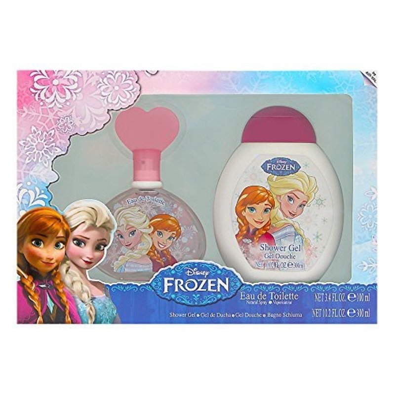 Kids Frozen Gift Set by Disney 6 Piece Gift Set: 2 X 1.02 Oz Eau De Toilette Spray + 3 X 0.51 Oz Eau De Toilette Spray + 2.72 Oz Shower Gel. For Women