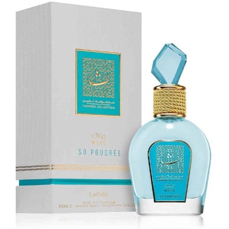 Lattafa Musk So Poudree Thameen Collection Eau De Parfum 3.4 Oz