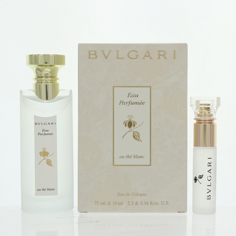 Bvlgari Au The Blanc By Bvlgari Perfume 2 Piece Gift Set – 2.5 Oz Edc Spray, 0.34 Oz Edc Spray For Women – Gift Set