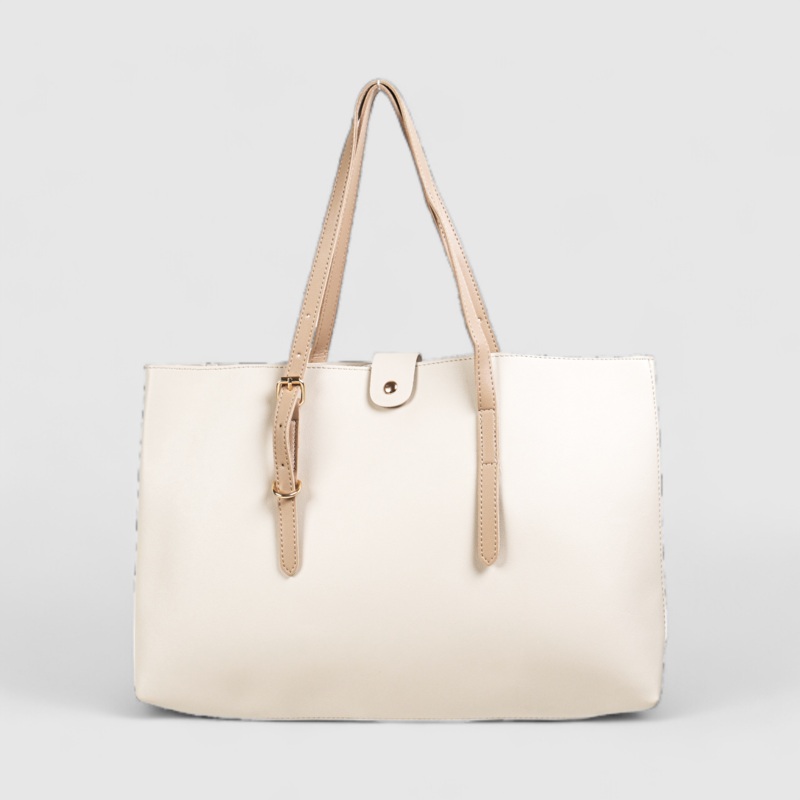 Chokore Adjustable Tote Bag with Laptop Sleeve (Khaki) SMALL