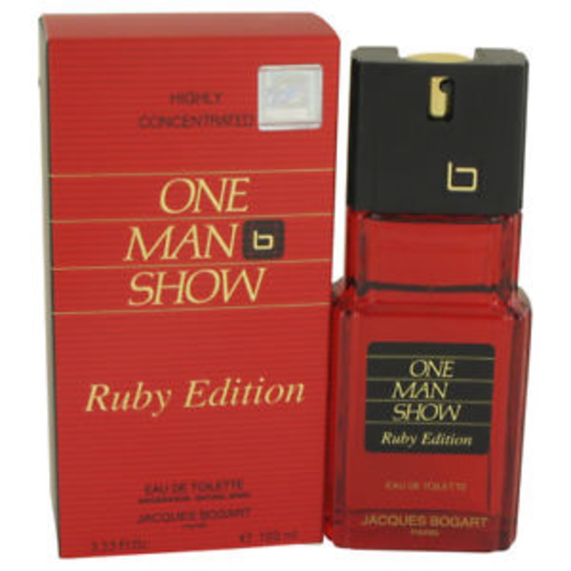 One man Show Ruby Edition by Jacques Bogart 3.33 oz Eau de Toilette Spray for Men