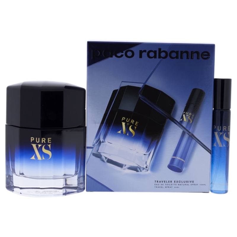 Pure XS by Paco Rabanne for Men – 2 Pc Gift Set 3.4 oz.