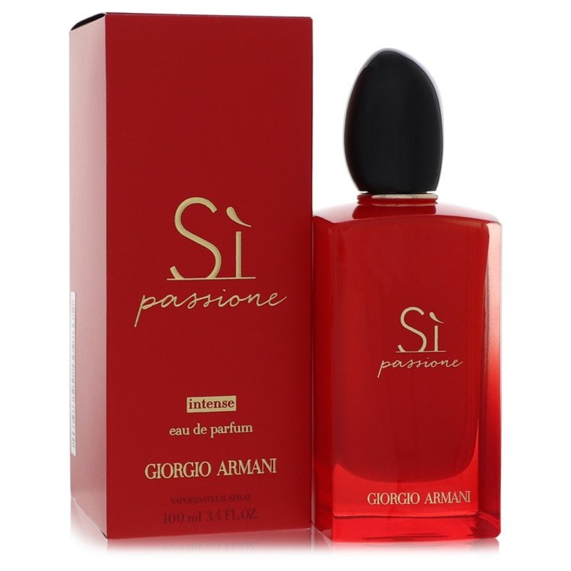 Armani Si Passione Intense by Giorgio Armani Eau De Parfum Spray 3.4 oz for Women – Premium Designer Fragrance