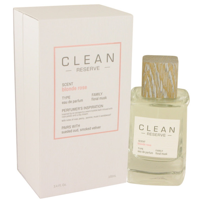 Clean Blonde Rose by Clean For Women Eau De Parfum Spray 3.4 oz