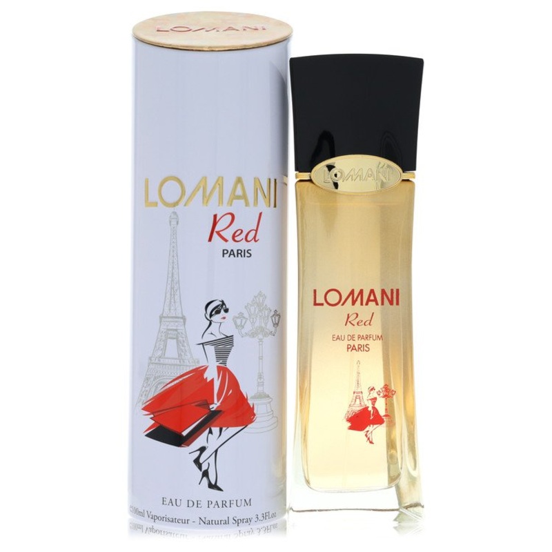 Lomani Red by Lomani Eau De Parfum Spray 3.3 oz for Women – Premium Designer Fragrance