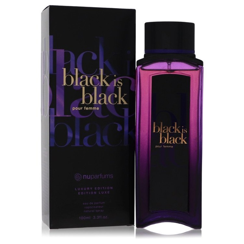 Black is Black By NU Parfums 3.4 oz Eau De Parfum Spray for Women Default Title