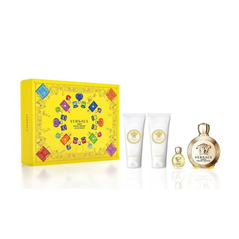 EROS POUR FEMME 4 PIECE GIFT SET by Versace for Women