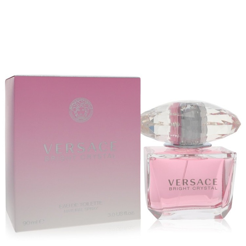 Versace Bright Crystal By Versace Perfume 3.0 Oz Edt Spray For Women – Box