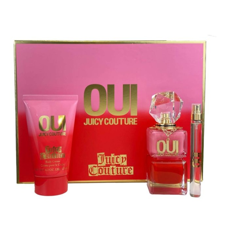 Juicy Couture Oui 3 Piece Gift Set by Juicy Couture for Women
