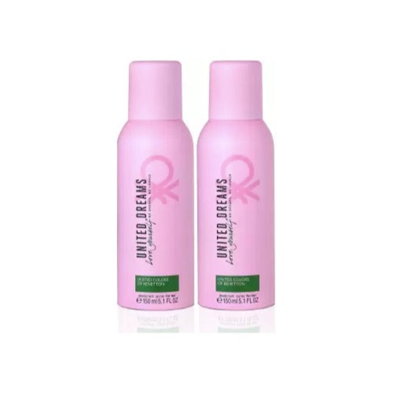 UCB United Dreams Love yourself Deodorant For Women 150ml PACK OF 2