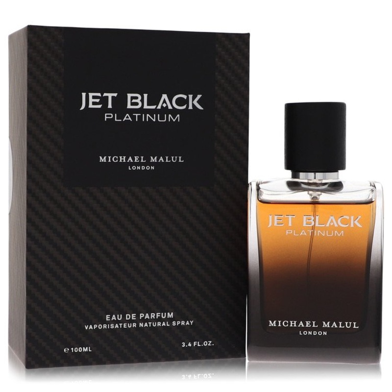 Jet Black Platinum by Michael Malul Eau De Parfum Spray 3.4 oz for Men – Premium Designer Fragrance
