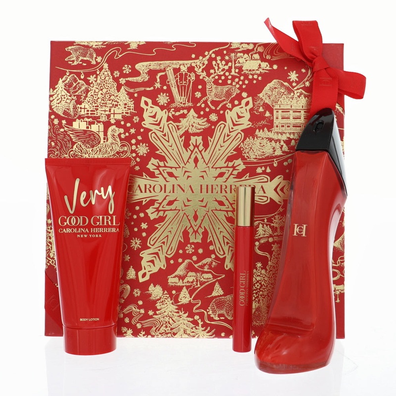 Very Good Girl By Carolina Herrera Fragrance 3 Piece Gift Set – 2.7 Oz Edp Spray For Unisex