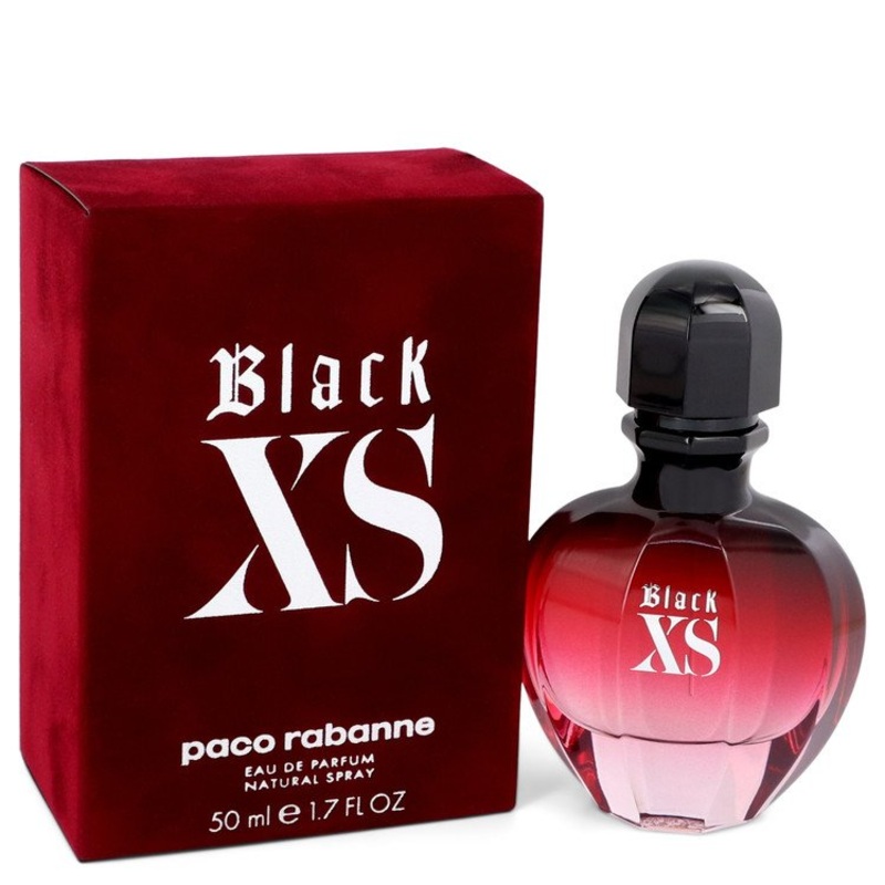 Black XS by Paco Rabanne For Women Eau De Parfum Spray (New Packaging) 1.7 oz