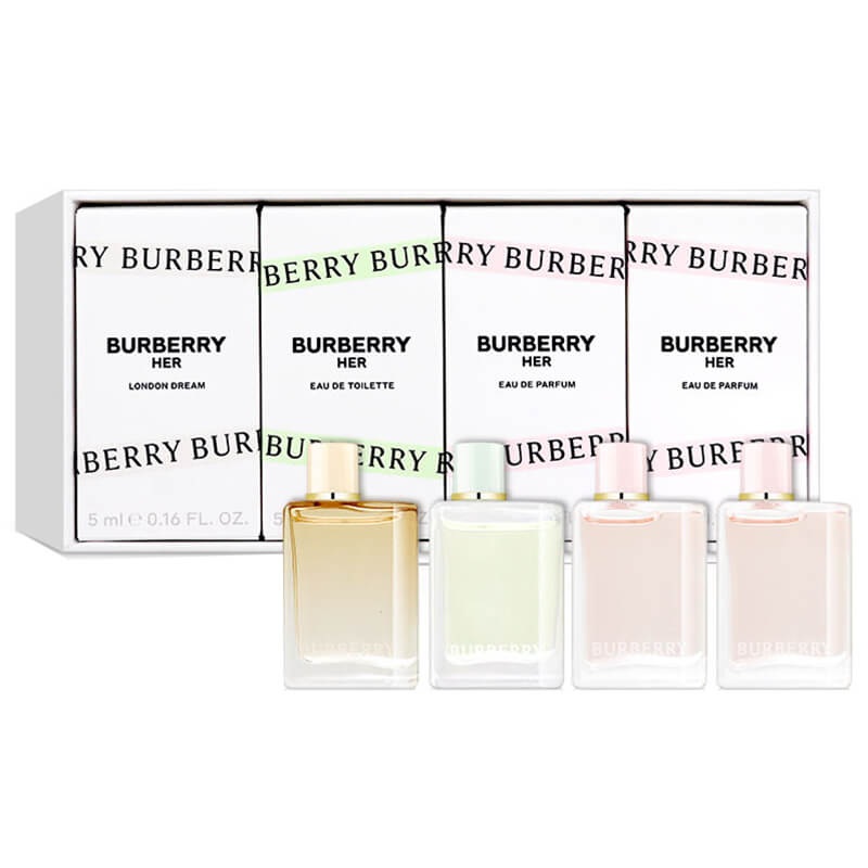 Burberry Burberry Her Mini Collection 4pc Set 4x5ml (L)