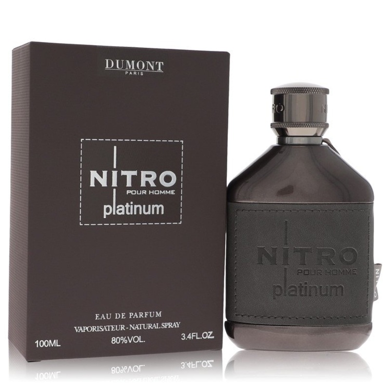 Dumont Nitro Platinum by Dumont Paris Eau De Parfum Spray 3.4 oz for Men – Premium Designer Fragrance