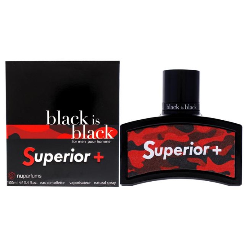 Black Is Superior Cologne 3.4 oz.