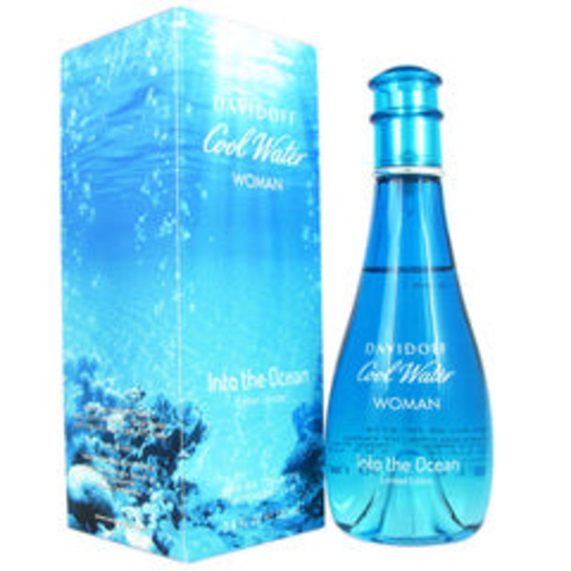 Cool Water Into the Ocean by Davidoff 3.4 oz Eau de Toilette Spray for Women