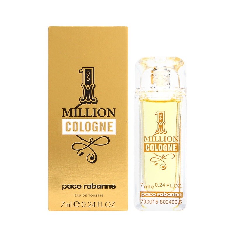 1 Million Cologne by Paco Rabanne for Men 0.24 oz Eau de Toilette Miniature Collectible
