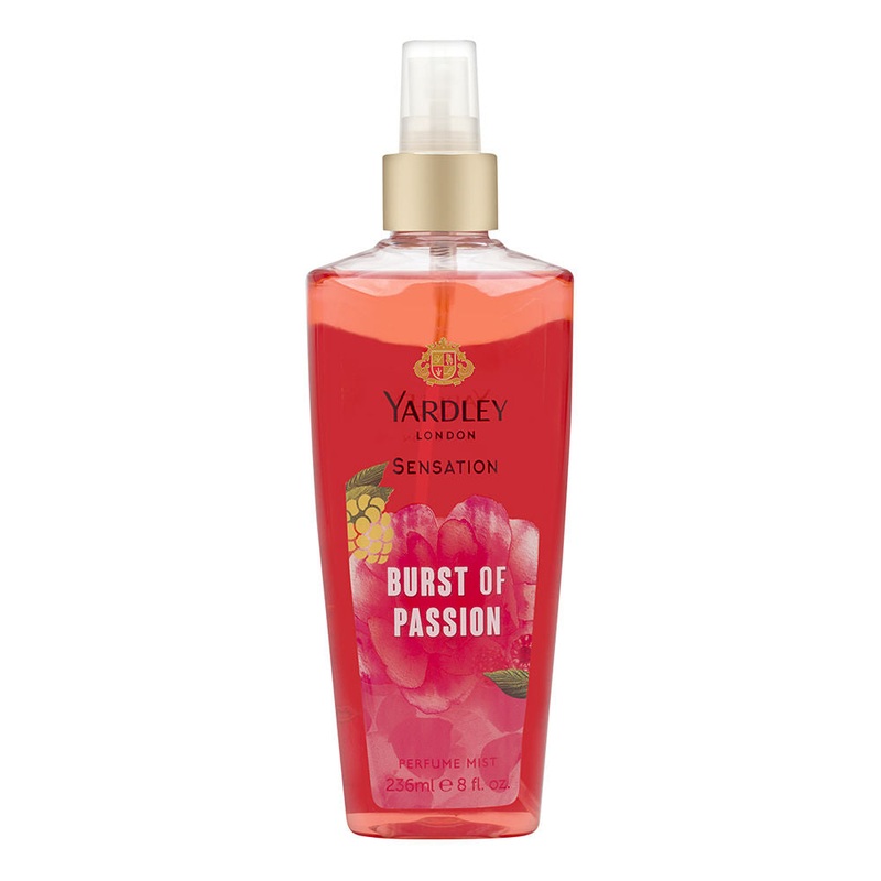 Yardley London Sensation Burst of Passion 8.0 oz Perfume Mist