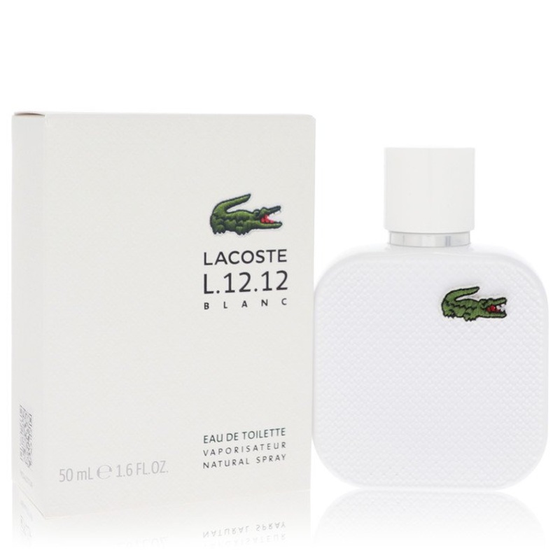 Lacoste Blanc EDT EDT Spray 1.7 Oz ( White Box ) Cologne by Lacoste for Men