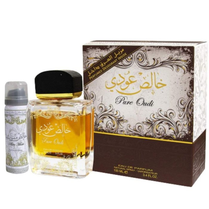 Pure Oudi 2Pcs GiFT Set by Lattafa (Unisex)